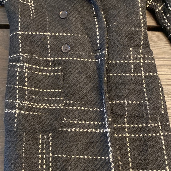 Anine Bing Norma winter coat in black plaid - Picture 5 of 7